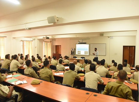 Indoor class at North Eastern Police Academy