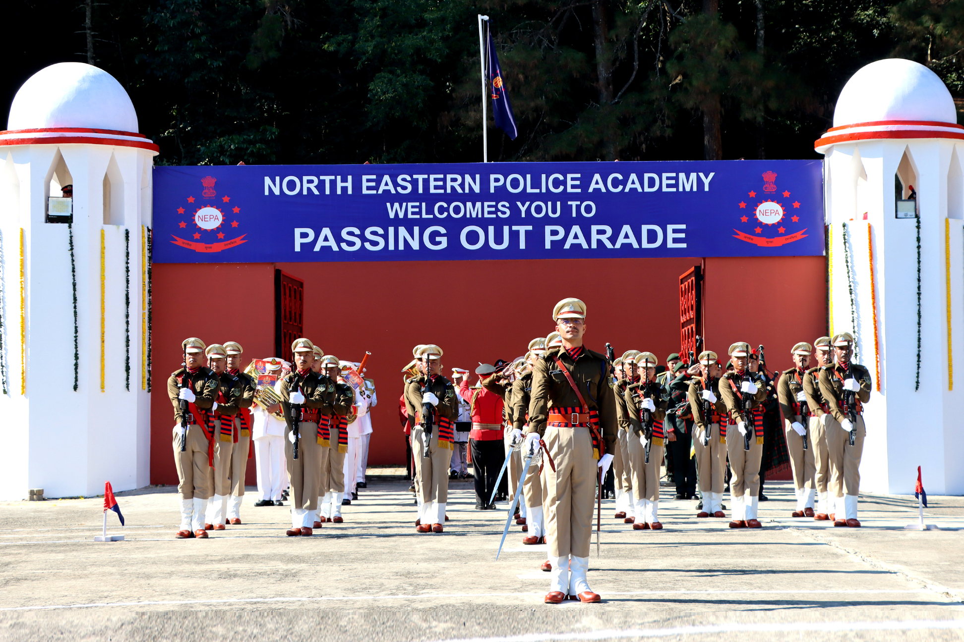 Training activity at North Eastern Police Academy, photo 1