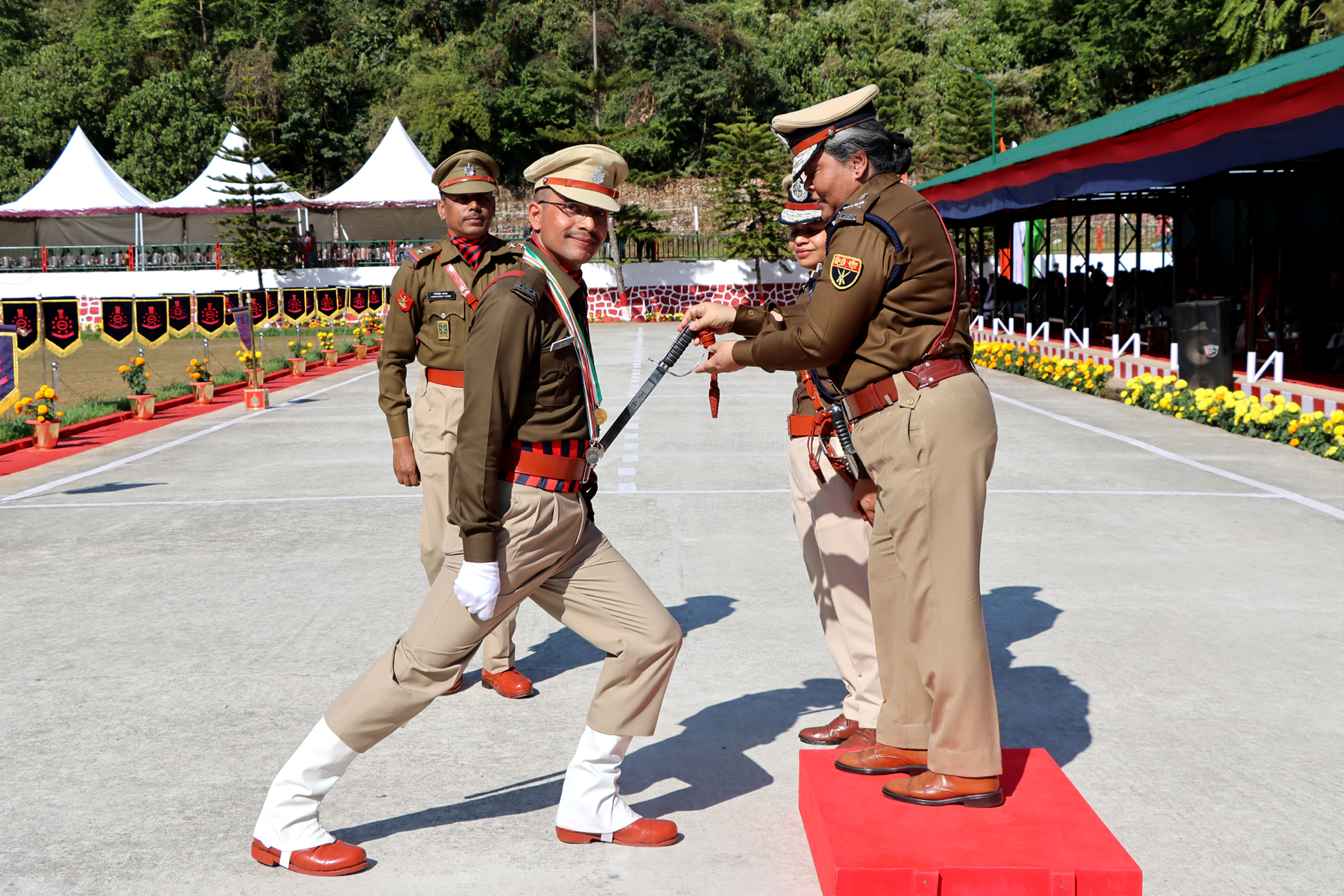 Training activity at North Eastern Police Academy, photo 8